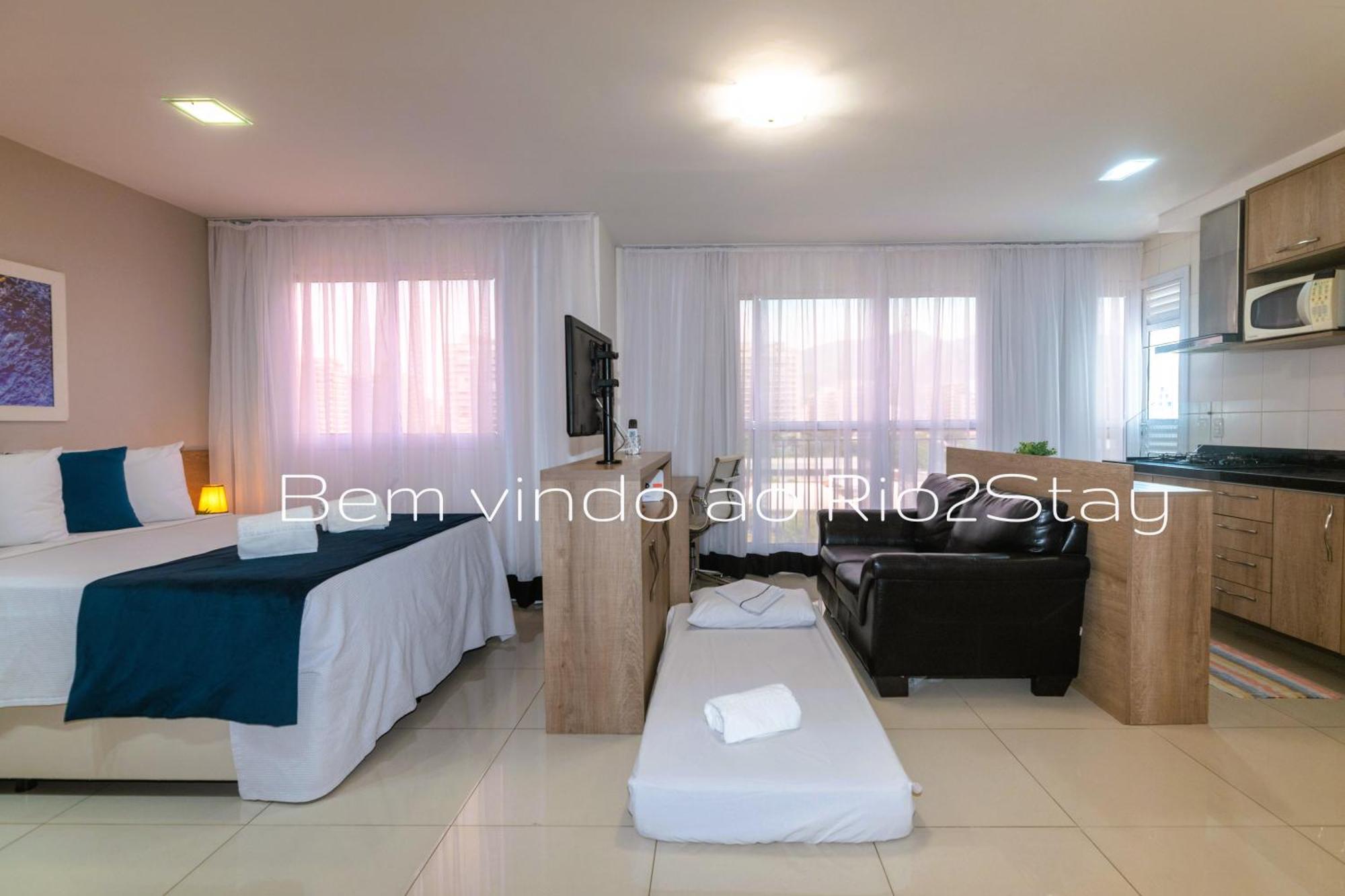 Verano Stay Flat Com Garagem E Wi-Fi - Parque Olimpico Rio de Janeiro Eksteriør bilde